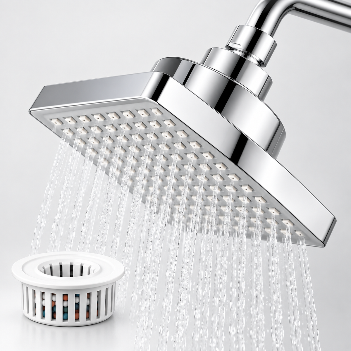 Rain Shower Head for Better Flow